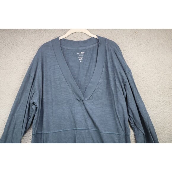 Natural Life Long Sleeve Dropped Crotch Jumpsuit-Size Medium-Oversized-Pockets - Picture 2 of 9